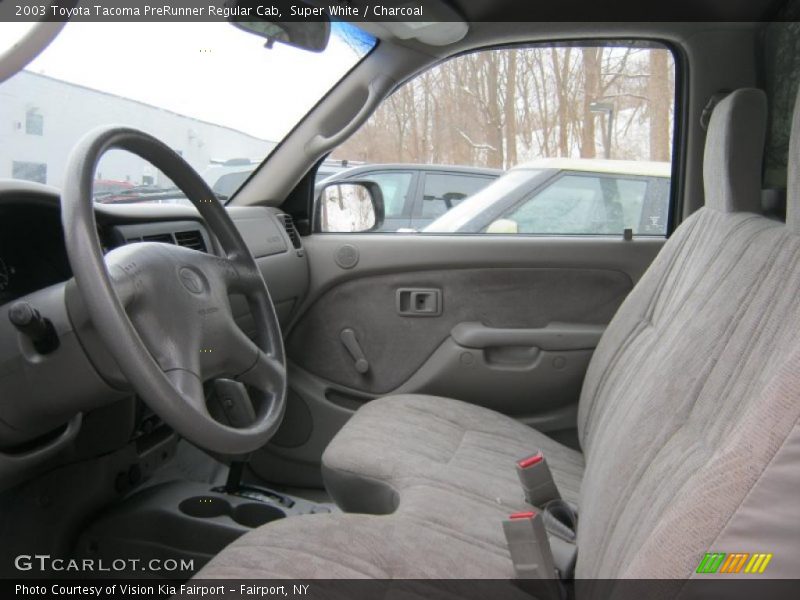 Super White / Charcoal 2003 Toyota Tacoma PreRunner Regular Cab