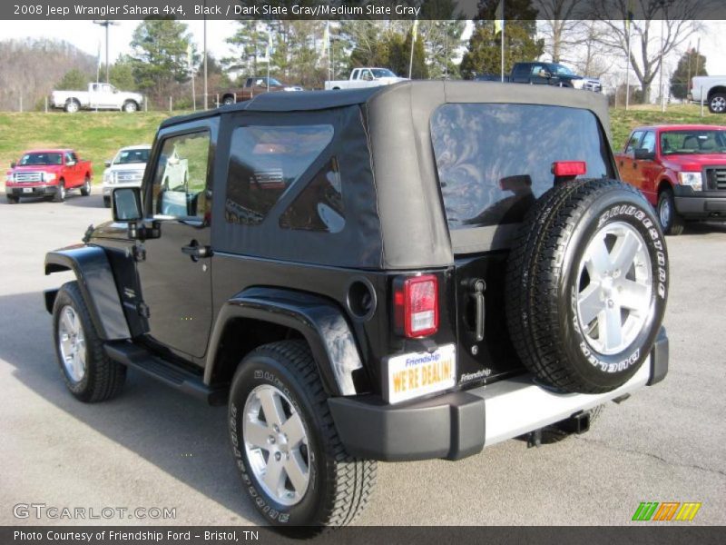 Black / Dark Slate Gray/Medium Slate Gray 2008 Jeep Wrangler Sahara 4x4