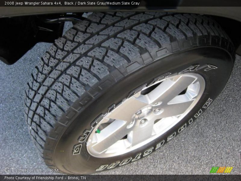 Black / Dark Slate Gray/Medium Slate Gray 2008 Jeep Wrangler Sahara 4x4