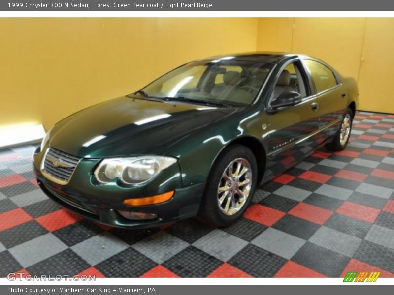 Forest Green Pearlcoat / Light Pearl Beige 1999 Chrysler 300 M Sedan