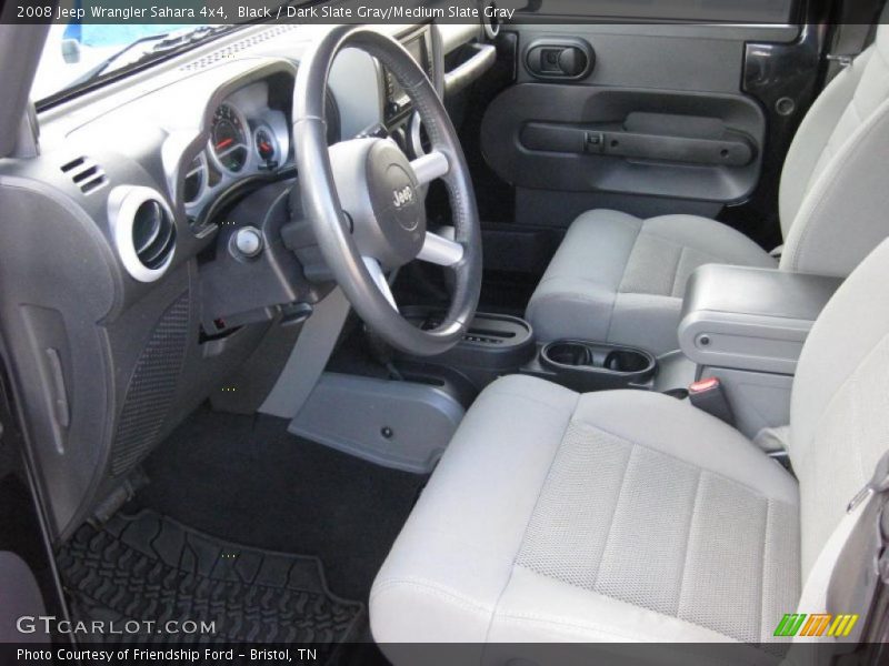 Black / Dark Slate Gray/Medium Slate Gray 2008 Jeep Wrangler Sahara 4x4