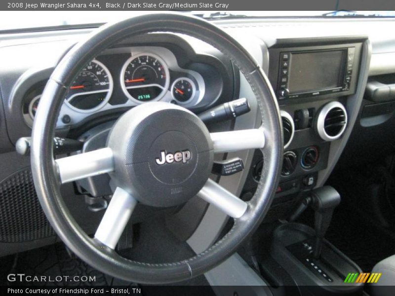 Black / Dark Slate Gray/Medium Slate Gray 2008 Jeep Wrangler Sahara 4x4