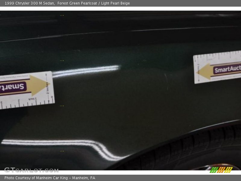 Forest Green Pearlcoat / Light Pearl Beige 1999 Chrysler 300 M Sedan