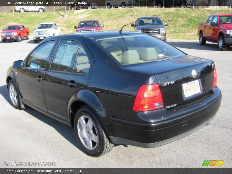 Black / Beige 2000 Volkswagen Jetta GLS Sedan