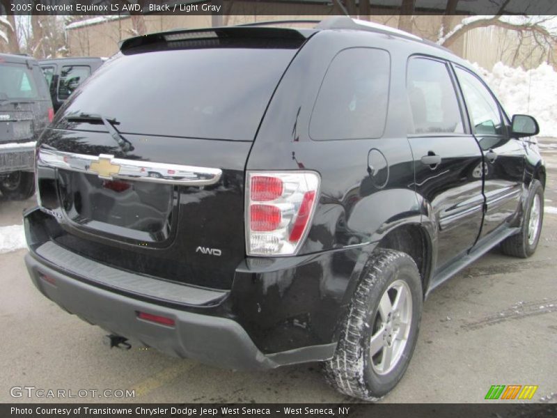 Black / Light Gray 2005 Chevrolet Equinox LS AWD