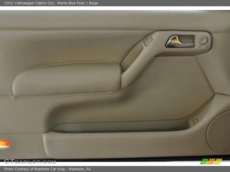 Marlin Blue Pearl / Beige 2002 Volkswagen Cabrio GLX