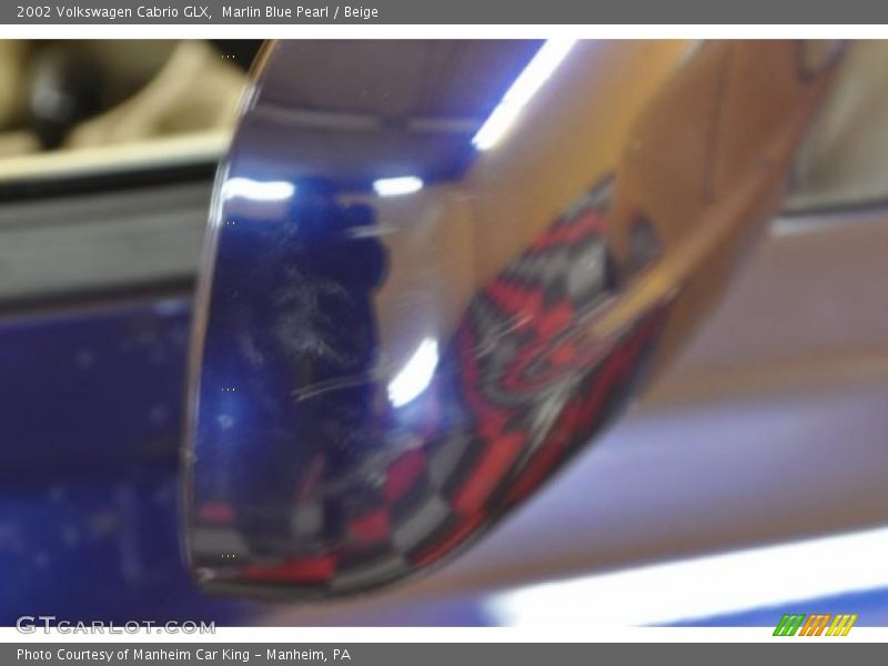 Marlin Blue Pearl / Beige 2002 Volkswagen Cabrio GLX