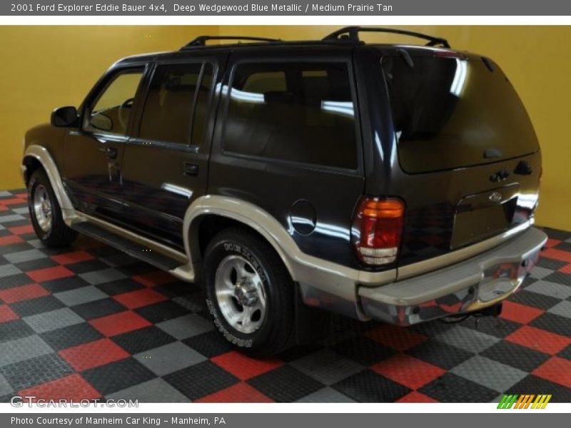 Deep Wedgewood Blue Metallic / Medium Prairie Tan 2001 Ford Explorer Eddie Bauer 4x4