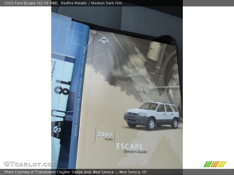 Redfire Metallic / Medium Dark Flint 2003 Ford Escape XLS V6 4WD