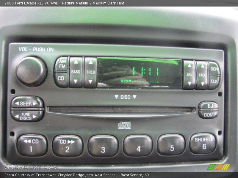 Redfire Metallic / Medium Dark Flint 2003 Ford Escape XLS V6 4WD