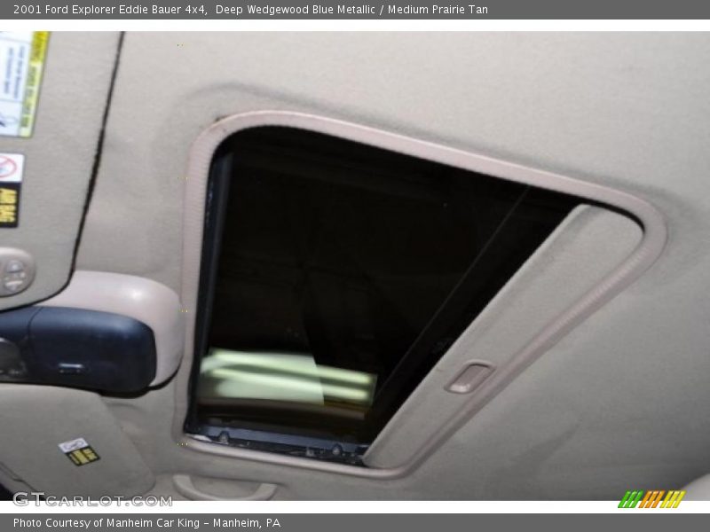 Deep Wedgewood Blue Metallic / Medium Prairie Tan 2001 Ford Explorer Eddie Bauer 4x4