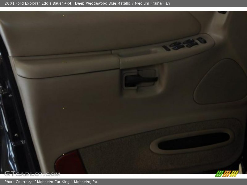 Deep Wedgewood Blue Metallic / Medium Prairie Tan 2001 Ford Explorer Eddie Bauer 4x4