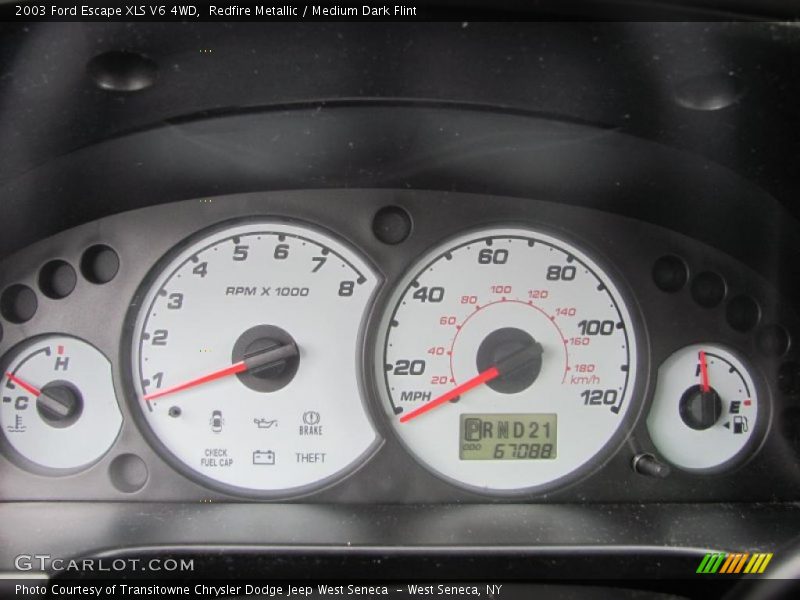  2003 Escape XLS V6 4WD XLS V6 4WD Gauges