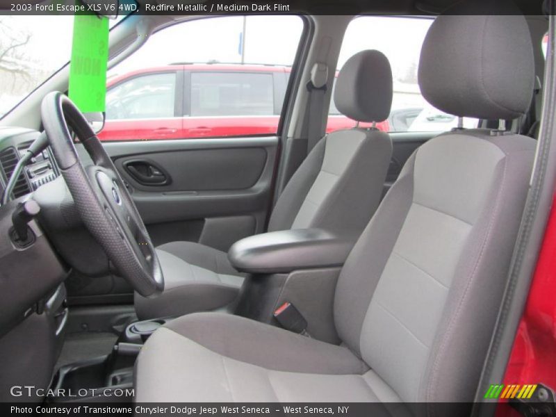 Redfire Metallic / Medium Dark Flint 2003 Ford Escape XLS V6 4WD