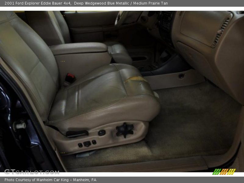 Deep Wedgewood Blue Metallic / Medium Prairie Tan 2001 Ford Explorer Eddie Bauer 4x4