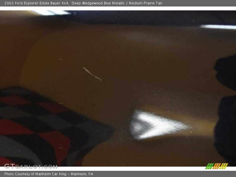 Deep Wedgewood Blue Metallic / Medium Prairie Tan 2001 Ford Explorer Eddie Bauer 4x4