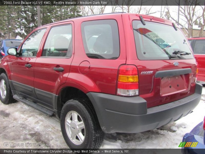 Redfire Metallic / Medium Dark Flint 2003 Ford Escape XLS V6 4WD