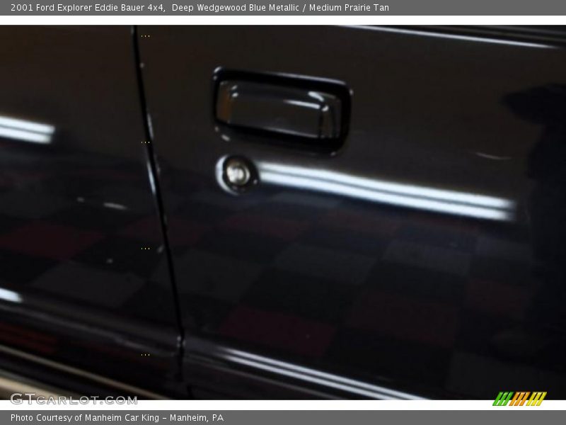 Deep Wedgewood Blue Metallic / Medium Prairie Tan 2001 Ford Explorer Eddie Bauer 4x4
