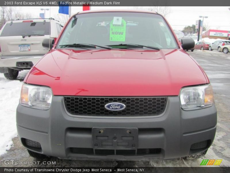 Redfire Metallic / Medium Dark Flint 2003 Ford Escape XLS V6 4WD