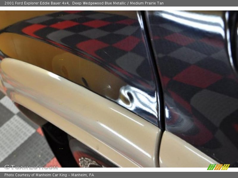 Deep Wedgewood Blue Metallic / Medium Prairie Tan 2001 Ford Explorer Eddie Bauer 4x4