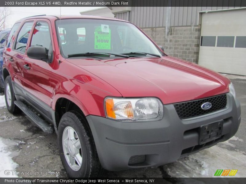 Redfire Metallic / Medium Dark Flint 2003 Ford Escape XLS V6 4WD