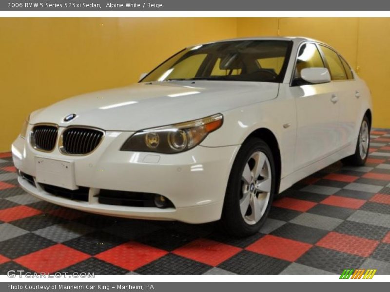 Alpine White / Beige 2006 BMW 5 Series 525xi Sedan