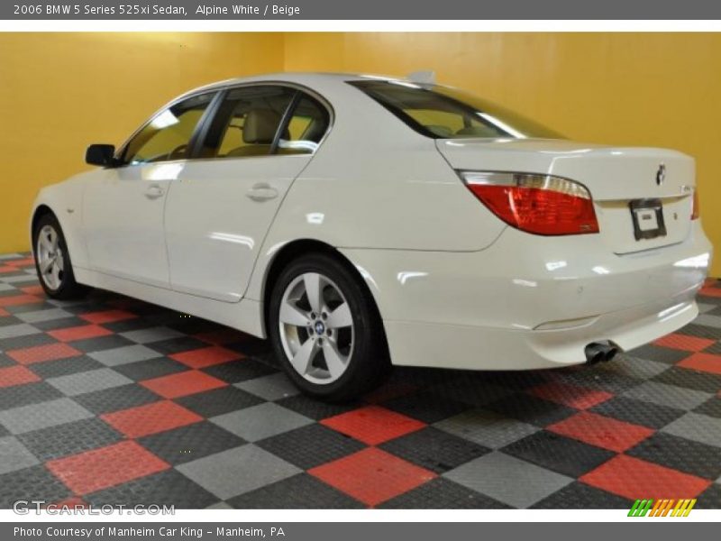 Alpine White / Beige 2006 BMW 5 Series 525xi Sedan