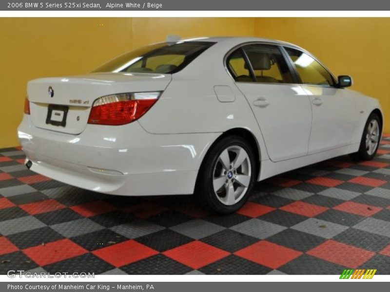 Alpine White / Beige 2006 BMW 5 Series 525xi Sedan