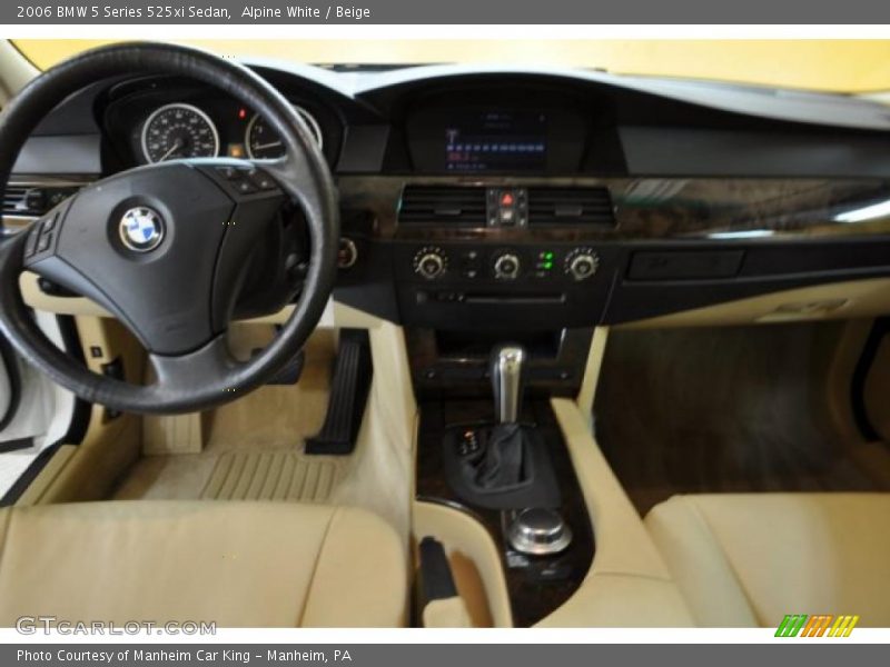 Alpine White / Beige 2006 BMW 5 Series 525xi Sedan