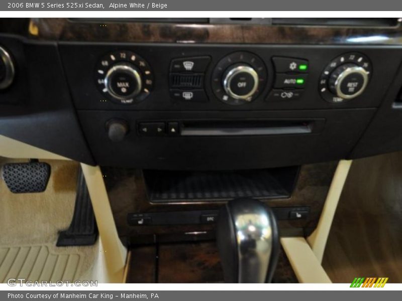 Alpine White / Beige 2006 BMW 5 Series 525xi Sedan