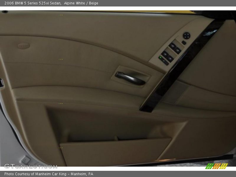 Alpine White / Beige 2006 BMW 5 Series 525xi Sedan
