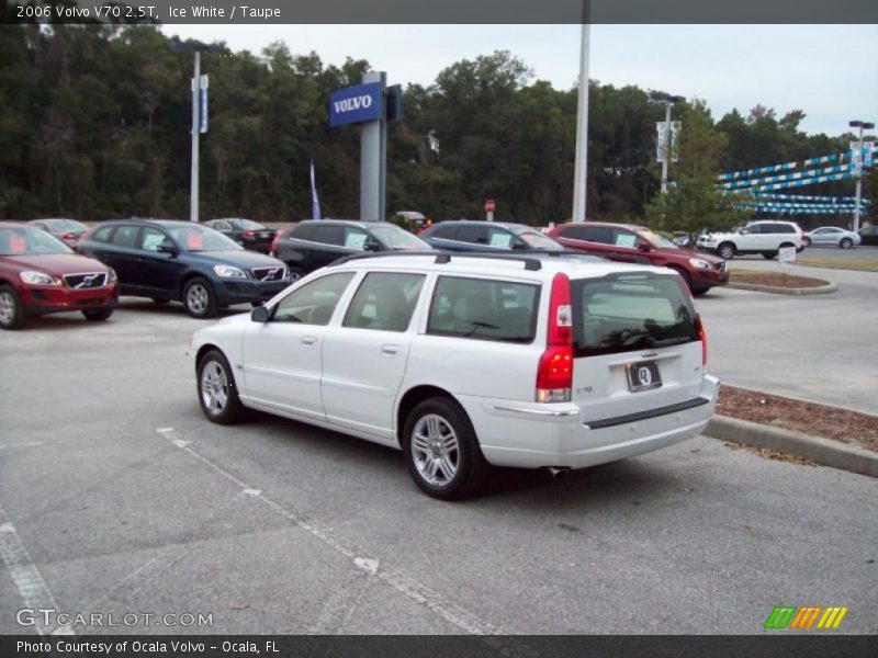 Ice White / Taupe 2006 Volvo V70 2.5T