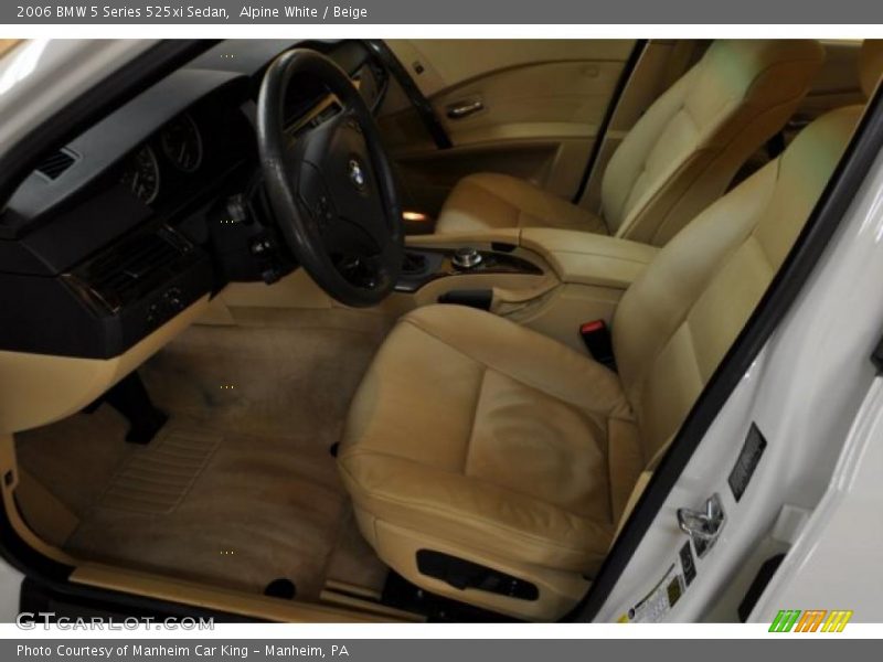 Alpine White / Beige 2006 BMW 5 Series 525xi Sedan