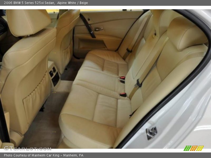 Alpine White / Beige 2006 BMW 5 Series 525xi Sedan