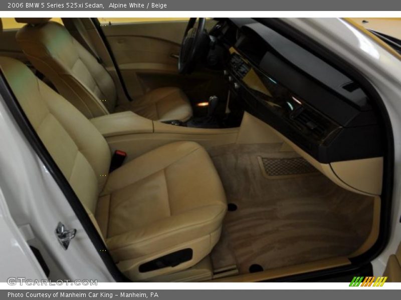 Alpine White / Beige 2006 BMW 5 Series 525xi Sedan