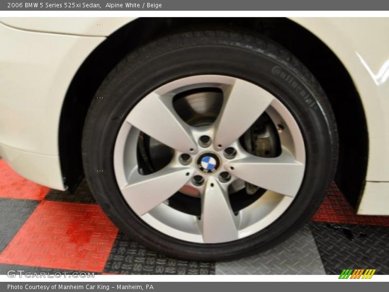 Alpine White / Beige 2006 BMW 5 Series 525xi Sedan