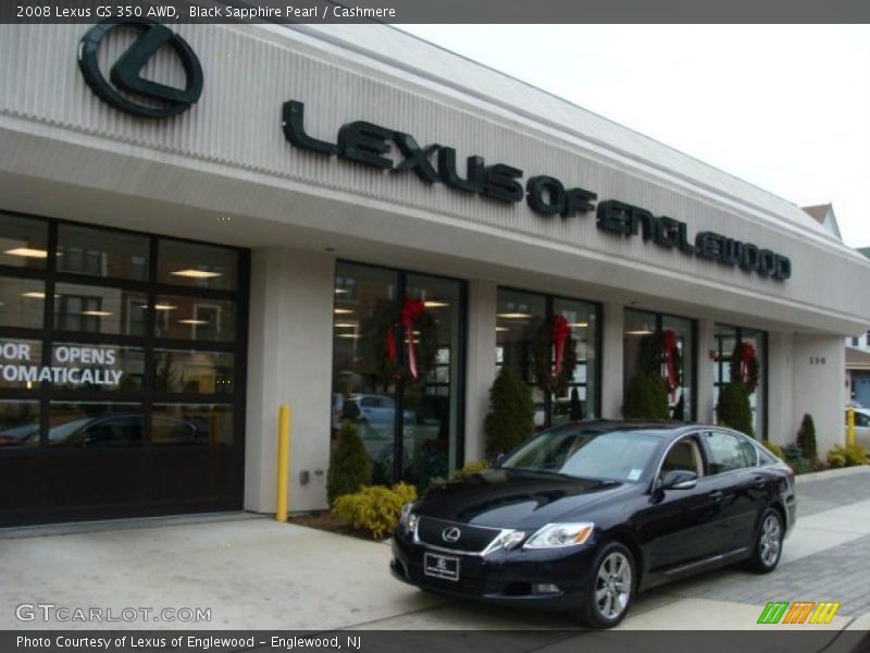 Black Sapphire Pearl / Cashmere 2008 Lexus GS 350 AWD