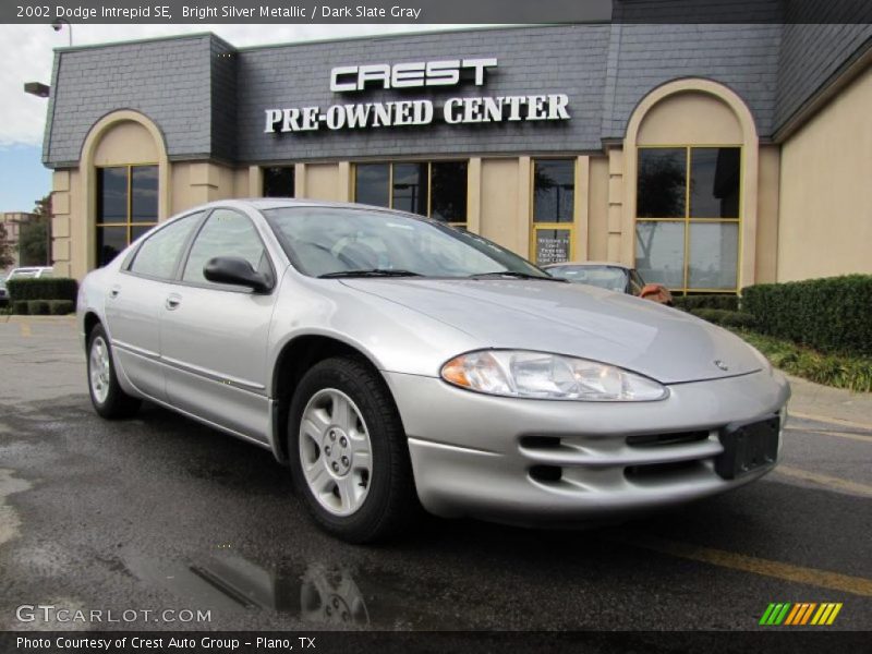 Bright Silver Metallic / Dark Slate Gray 2002 Dodge Intrepid SE