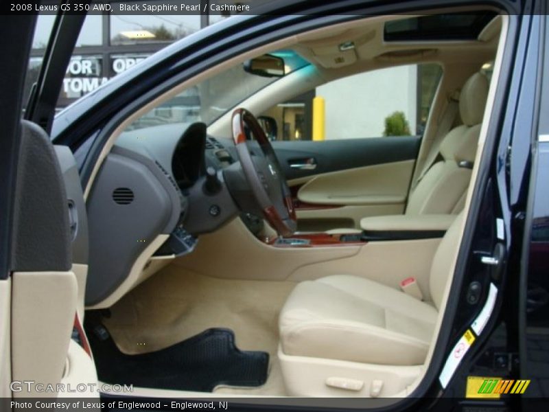 Black Sapphire Pearl / Cashmere 2008 Lexus GS 350 AWD