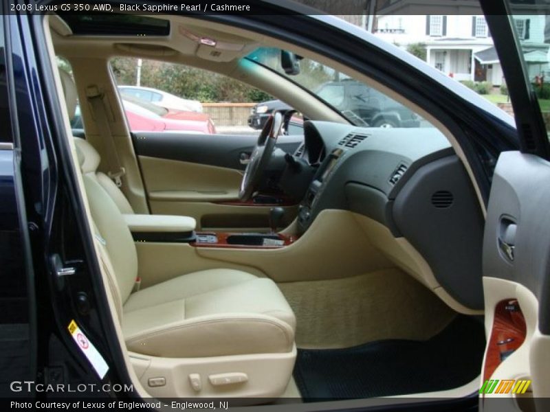 Black Sapphire Pearl / Cashmere 2008 Lexus GS 350 AWD
