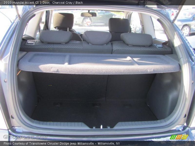 Charcoal Gray / Black 2010 Hyundai Accent GS 3 Door