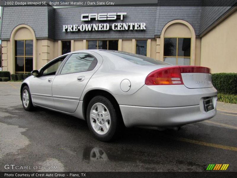 Bright Silver Metallic / Dark Slate Gray 2002 Dodge Intrepid SE