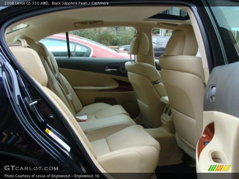 Black Sapphire Pearl / Cashmere 2008 Lexus GS 350 AWD