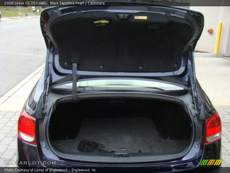 Black Sapphire Pearl / Cashmere 2008 Lexus GS 350 AWD