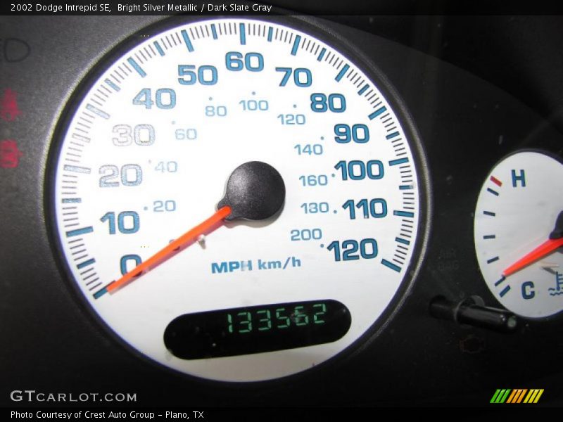 Bright Silver Metallic / Dark Slate Gray 2002 Dodge Intrepid SE