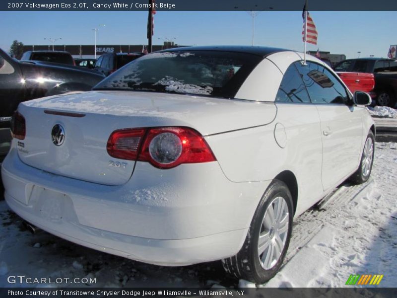 Candy White / Cornsilk Beige 2007 Volkswagen Eos 2.0T
