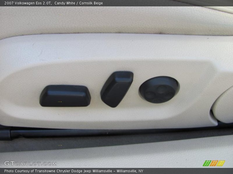 Candy White / Cornsilk Beige 2007 Volkswagen Eos 2.0T