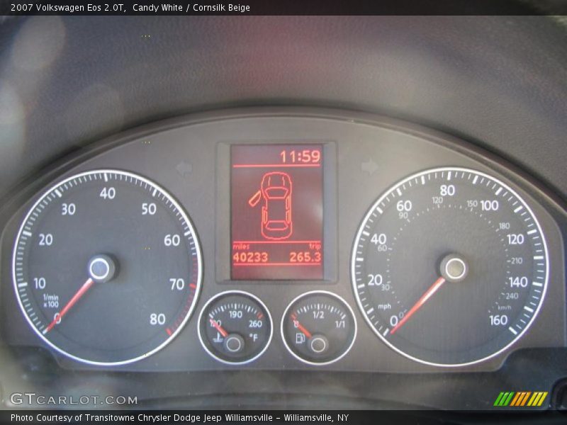  2007 Eos 2.0T 2.0T Gauges