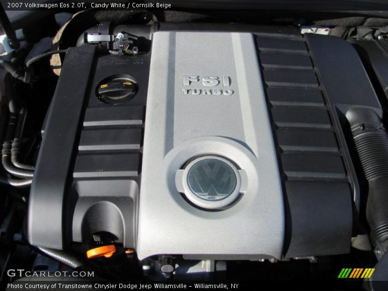  2007 Eos 2.0T Engine - 2.0 Liter Turbocharged DOHC 16-Valve 4 Cylinder