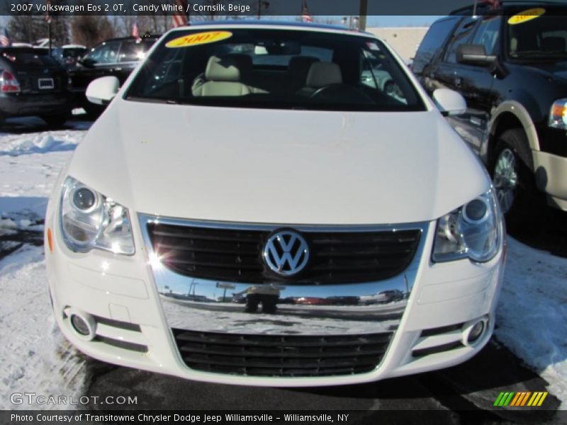 Candy White / Cornsilk Beige 2007 Volkswagen Eos 2.0T